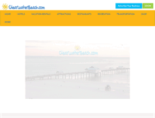 Tablet Screenshot of clearwaterbeach.com